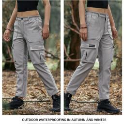 Calças de equitação para homens e mulheres, Soft Shell, impermeável, à prova de vento, ao ar livre, quente, outono, inverno - Image 3