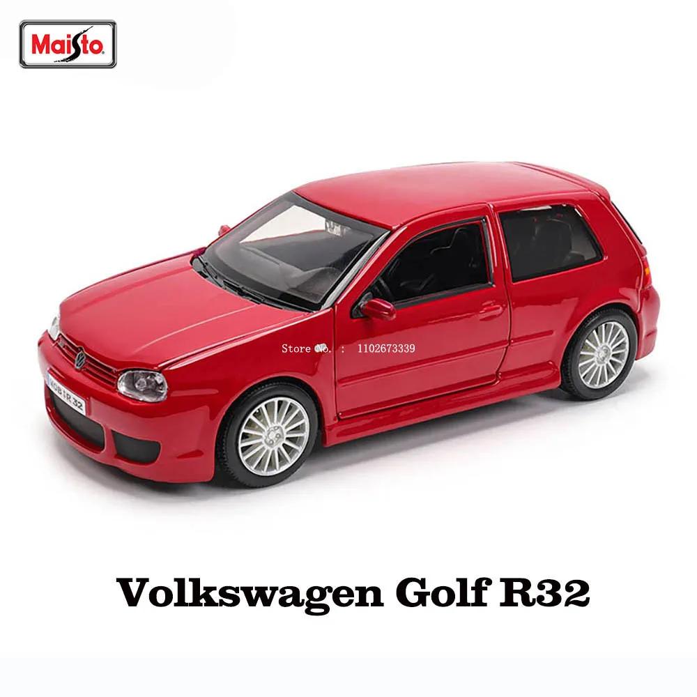 Maisto Volkswagen Golf R32 1:24 Carro Colecionável de Metal