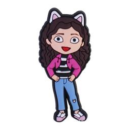 Gabby casa de bonecas sapato encantos fivela jardim sapato decoração sandálias anime dos desenhos animados chinelos acessórios meninos meninas presentes - Image 4