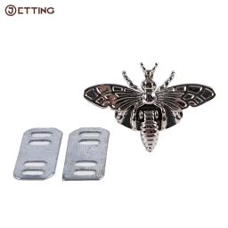1 conjunto de fecho de metal em forma de abelha, equipamentos para bolsa de couro artesanal, purse, acessórios para bolsas, faça você mesmo - Image 6