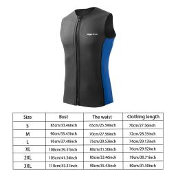 Roupa de mergulho térmica com zíper frontal, roupa molhada para surf, canoagem, natação - Image 6