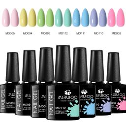 Conjunto de esmaltes em gel para decoração, imersão em gel UV, Kits de pintura de manicure de longa duração, DIY Nail Art Design, tudo para decoração, 7 pcs - Image 2