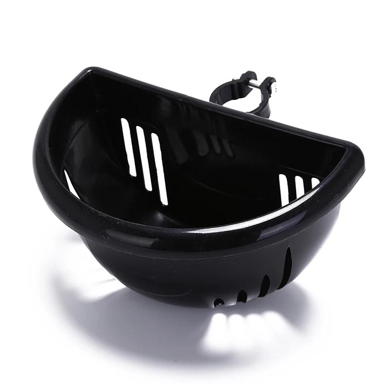 Fácil instalação saco de bicicleta scooter lidar com barra cesta com suporte bicicleta acessórios à prova dwaterproof água das crianças cesta de plástico - Image 1
