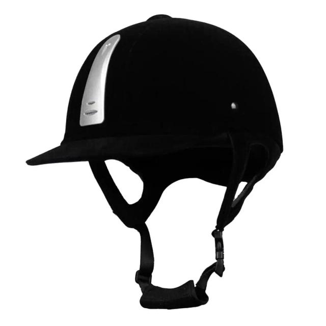 Equestrian Sport Capacete de Equitação em Veludo para Jovens Cavaleiros