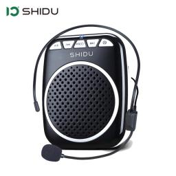 SHIDU Amplificador De Voz Portátil Megafone Mini Speaker De Áudio Com Microfone Altifalante Ultraleve Recarregável Para Professores 308 - Image 1