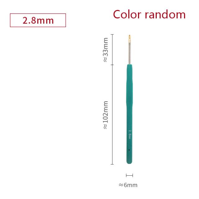 Borracha para Ganchos de Crochê e Agulhas de Tricô 0.5mm-2.5mm - Acessórios DIY para Bonecas e Artesanato