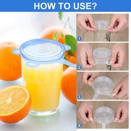 Silicone Stretch Jar Lid, Reutilizáveis espelho tampas, Mason Jar tampas, armazenamento de alimentos, tigelas pequenas, frutas, armazenamento vegetal, pacote de 20 - Image 5