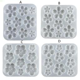 Molde resina flor 3d, moldes silicone flor cereja, faça você mesmo, colar, brincos, fabricação jóias, nm - Image 1
