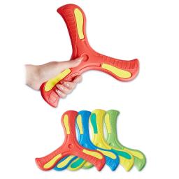 Crianças boomerang macio três folhas cruz brinquedo ao ar livre disco voador adulto-crianças brinquedo esportivo interativo para quebra-cabeça presente de descompressão - Image 3