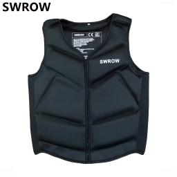 SWROW Neoprene Life Jacket para adultos e crianças, colete flutuante, natação, remo, rafting, pesca, surf, caiaque, esportes aquáticos, 2022 - Image 2