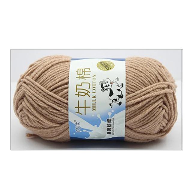 Fio de Algodão Tricô Tingido para Crochê e Artesanato - Ideal para Camisolas, Chapéus e Bonecas, 50g, 5 Ply