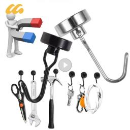 Ganchos magnéticos pesados Cabide de porta-chaves Gancho de armazenamento de parede forte para casa Geladeira, Grill, Organizador de cozinha - Image 1