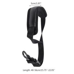 Alça pescoço ajustável para saxofone acolchoado couro 652D com gancho para sax alto - Image 6