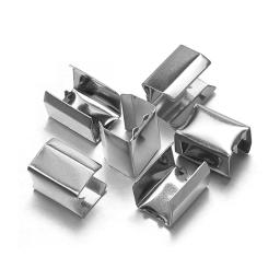 100 pçs 5x10mm metal quadrado cabo de couro de crimpagem final bonés corda prendedor clipe de corda para diy pulseira jóias fazendo descobertas - Image 5