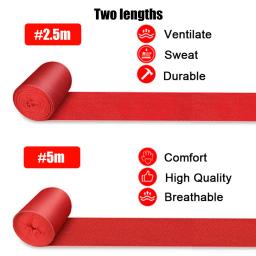 Bandagens esportivas ajustáveis para boxe, cinto de treino para homens e mulheres, exercício e treinamento de resistência de agilidade, 1 par - Image 2
