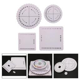 2/4 pçs disco/disco trança redonda quadrada kumihimo miçangas cabo bandeja placa diy corda trançada artesanal artesanato diy jóias desgin placa - Image 2