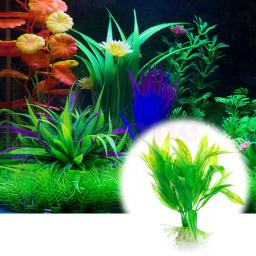 Artificial Aquário Decor Plantas, Ornamento De Ervas Daninhas De Água, Planta Aquática, Acessórios De Decoração De Grama De Aquário, 15cm - Image 2