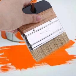 Pincel de cera e giz de cerdas naturais para decoração de casa, projetos de madeira L9BE - Image 4