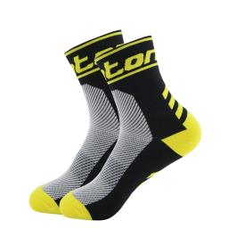 Meias esportivas antiderrapantes masculinas, meias de ciclismo, caminhadas de verão, tênis, futebol, novo, 1 par - Image 4