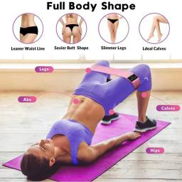 Faixa de resistência de fitness, expansão de nádegas, pano de borracha, expansor elástico, adequado para exercícios em casa, equipamentos esportivos - Image 2