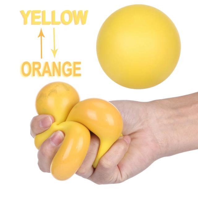 Bolas Anti-Stress Squishy para Crianças e Adultos com Mudança de Cor e Alívio da Pressão
