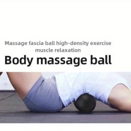 1pc fáscia bola dupla bola muscular pé relaxamento yoga fitness bola massagem pescoço reabilitação - Image 4