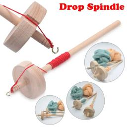 Sólido De Madeira Spin Yarn Spindle, Handmade De Armazenamento De Lã, Agulha, Gota, Iniciantes, DIY, Costura Acessórios, Ferramenta, Top - Image 4