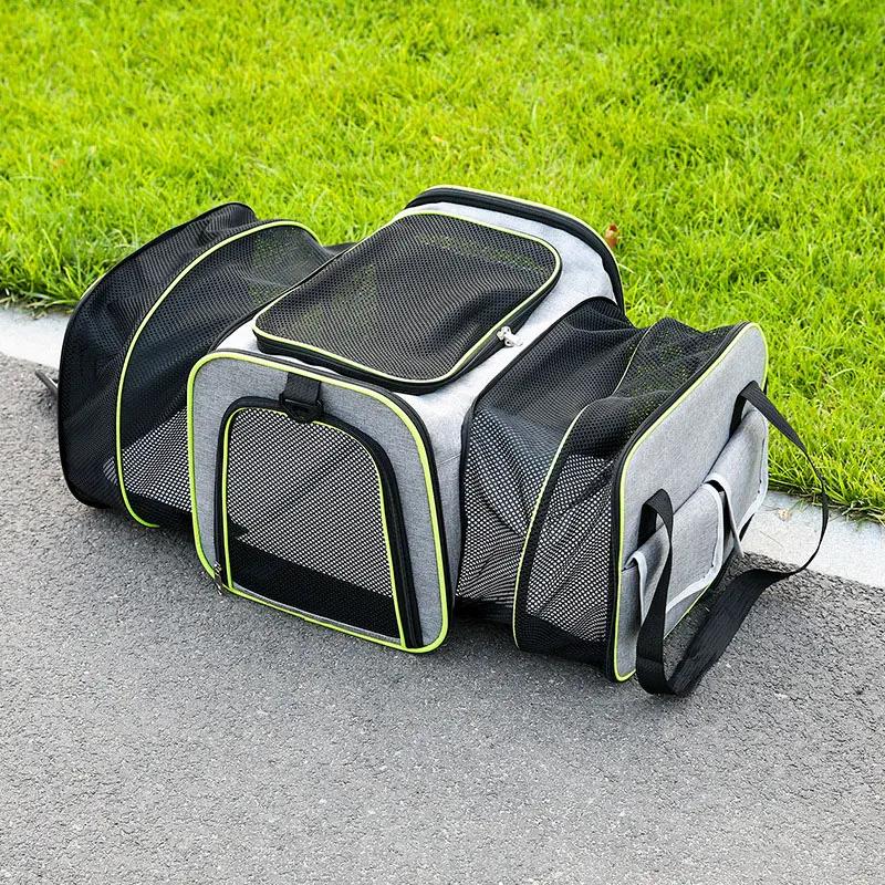 Portáteis Pet Carriers Bolsas, Bolsa de Ombro, Respirável, Dobrável, Mochila De Viagem Ao Ar Livre, Transporte De Carro, Gato Saco Gaiola - Image 1