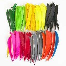 Real Turquia Vanes RW para Arco Parabólico, Flecha Fletching Pena, Caça, Alvo, Acessórios Arco de Tiro, 4 Polegadas, 100 Pcs - Image 6