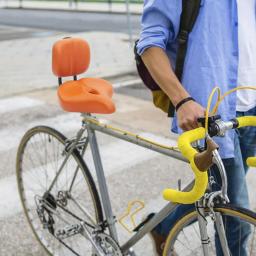 Assento de bicicleta extra largo com encosto, Ebike Passenger Seat, Amortecedor, Espuma De Memória, Mountain Bike - Image 5