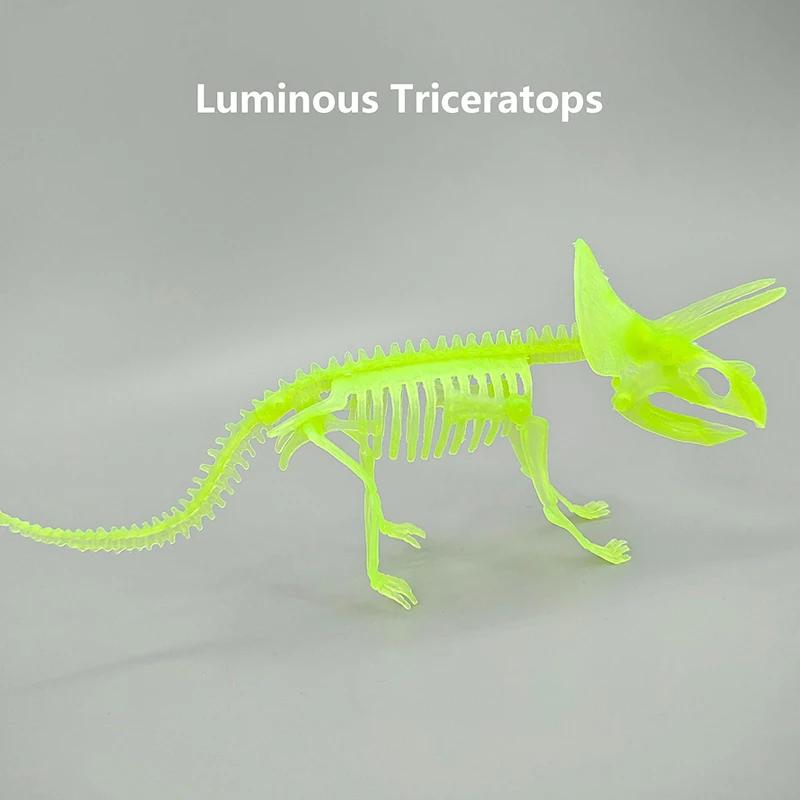 Dinossauro jurássico fóssil esqueleto, montagem DIY, figura de ação Mosasaurus Tyrannosaurus, modelo criativo coleção, brinquedo do miúdo - Image 1