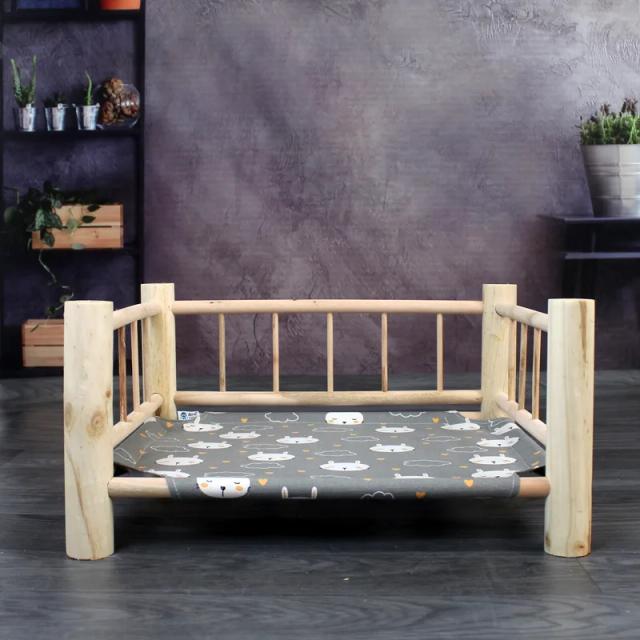 Camas de Madeira para Cachorros: Design Confortável, À Prova de Umidade e Lavável