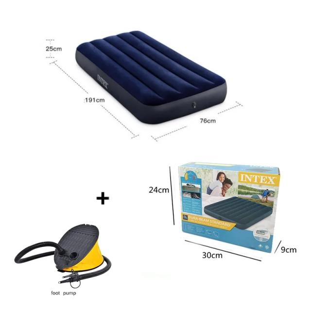 Cama Inflável para Casal: Colchão Portátil e À Prova d'Água para Acampamento ao Ar Livre