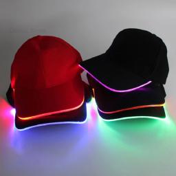 Chapéu luminoso ajustável com luz LED, chapéu hip-hop, boné de beisebol intermitente, chapéu de festa ajustável, iluminação noturna, bar e festa, moda - Image 2
