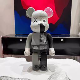 Urso preto e branco Figures Toy para colecionadores, Artesanato grande, Modelo de coleção de moda, Trabalho de arte, Decoração, 1000%, 70cm - Image 6