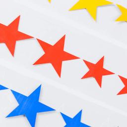 Estrelas Fluorescentes Reflexivas Adesivos para MTB Motocicleta, Adesivo Roda Quadro, Capa Coçar, Acessórios Decalque - Image 4