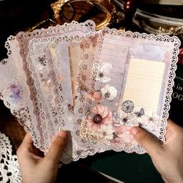Oco Material do laço papel, todas as coisas série secreta para fazer cartão, fundo artesanal, DIY Scrapbooking, artesanato suprimentos, 10 pcs - Image 1