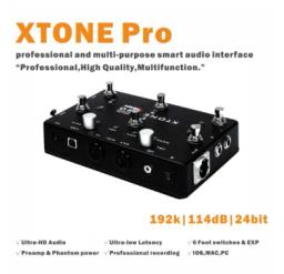 XTONE PRO-Interface de áudio móvel profissional, controlador MIDI para iPhone, iPad, PC, MAC, latência ultra baixa, 192K - Image 2