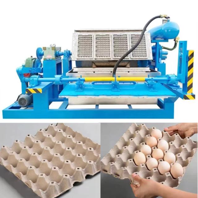 Máquina Recicladora de Bandejas de Ovos Produzidas a partir de Papel Waste