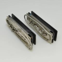 Um conjunto vintage p90 alnico 2 ímã captador de guitarra elétrica sobreferida placa de base de níquel-prata alnico 5 captadores de ponte de pescoço dos anos 90 quentes - Image 4