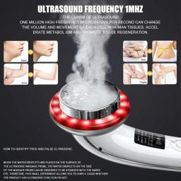 6 em 1 ultrassom cavitação corpo emagrecimento massageador ultrassom galvânico forma do corpo massagem led terapia infravermelha ferramenta de cuidados faciais - Image 3