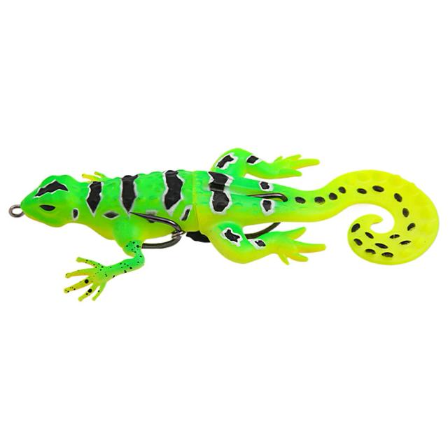 Isca de Silicone para Pesca Lagartixa com Cauda Encaracolada e Design Anti-Hanging