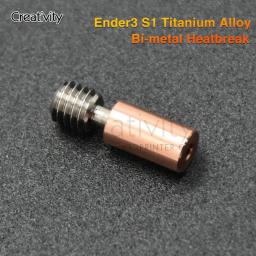 Creativity-Ender3 S1 Heatbreak Bi-metal, Garganta de liga de titânio para extrusora Sprite, Ender 3 S1 Pro, Sermoon V1 Pro - Image 6