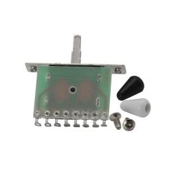 Flanor interruptor seletor de captador de guitarra, 10 peças, 5 vias, com pontas preto/branco, acessórios para guitarra - Image 5