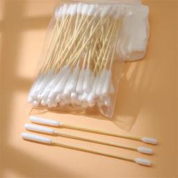 Pet produtos de limpeza para animais, cães, gatos e orelha limpeza, remoção de manchas, Double Ended, grandes cotonetes, 50 PCs - Image 2