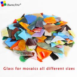 1 kg Vitral Scraps DIY Artesanato Tiffany Vidro, Mosaico Hobbies, Material DIY Fornecedor, Fragmentos De Vidro Artesanal Decorativa - Image 3