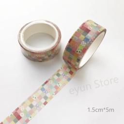 Fita adesiva Washi Kawaii para crianças, adesivos bonitos para animais de estimação, fita japonesa, fita DIY criativa - Image 6
