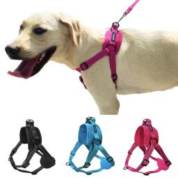 Ajustável Nylon Pet Chest Harness, Puppy Dog Collar, Pet Acessórios Suprimentos, Terno de luxo - Image 1