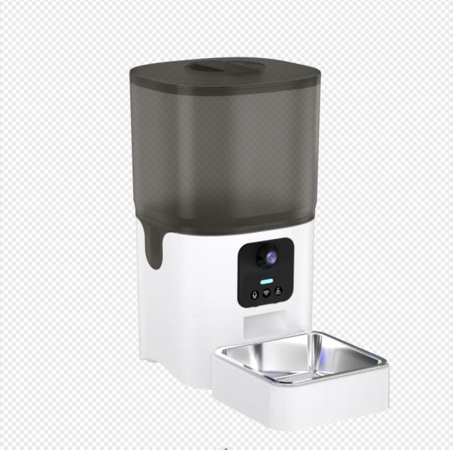 Alimentador Automático Inteligente para Pets com Controle pelo App, Câmera 1080P e Capacidade de 6L para Cães e Gatos