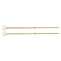 1 par de baquetas de tambor de feltro, baquetas com cabo de madeira sólida, timpani, snare, instrumento de percussão, peças e acessórios - Image 3